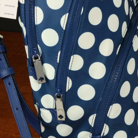 Kate Spade Backpack Karissa Nylon Seaside Dot main image 10